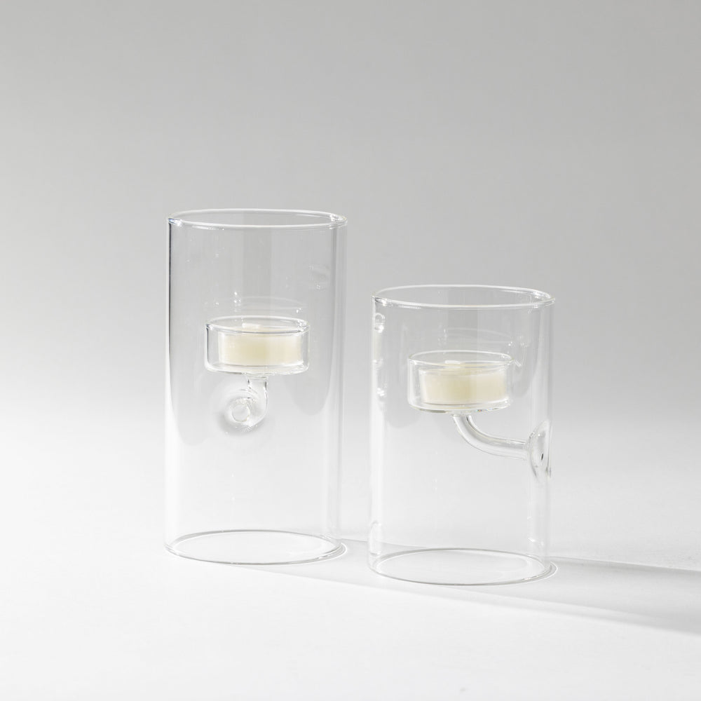 Suspended Glass Tealight Hurricane