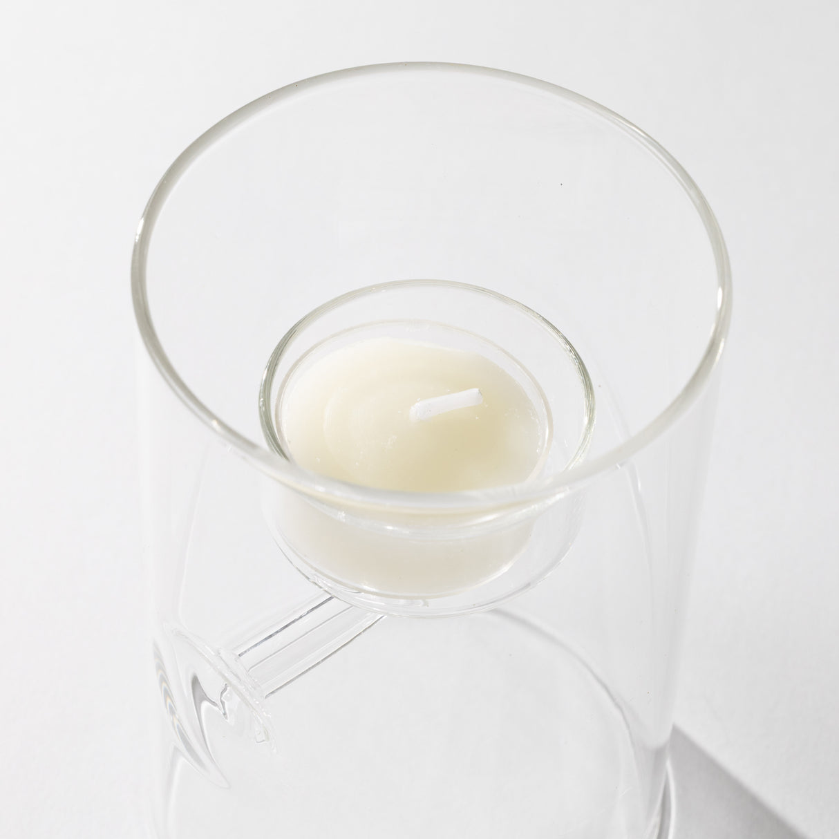 Suspended Glass Tealight Hurricane