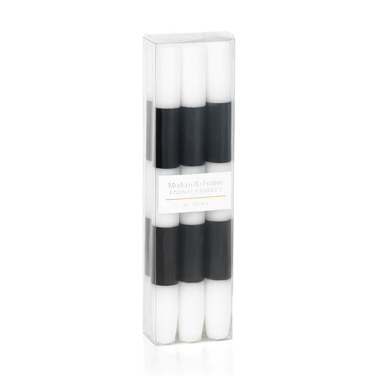 Black Formal Candle Tapers