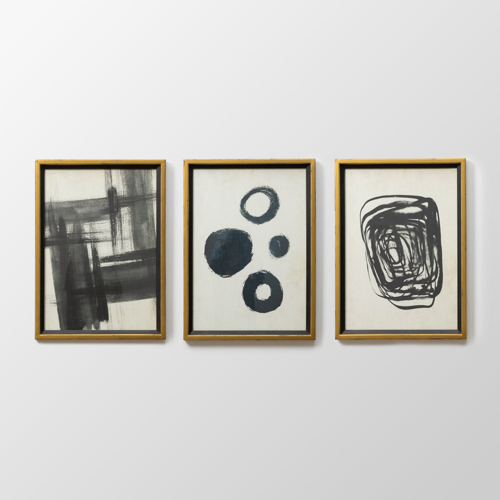Abstract Framed Wall Decor