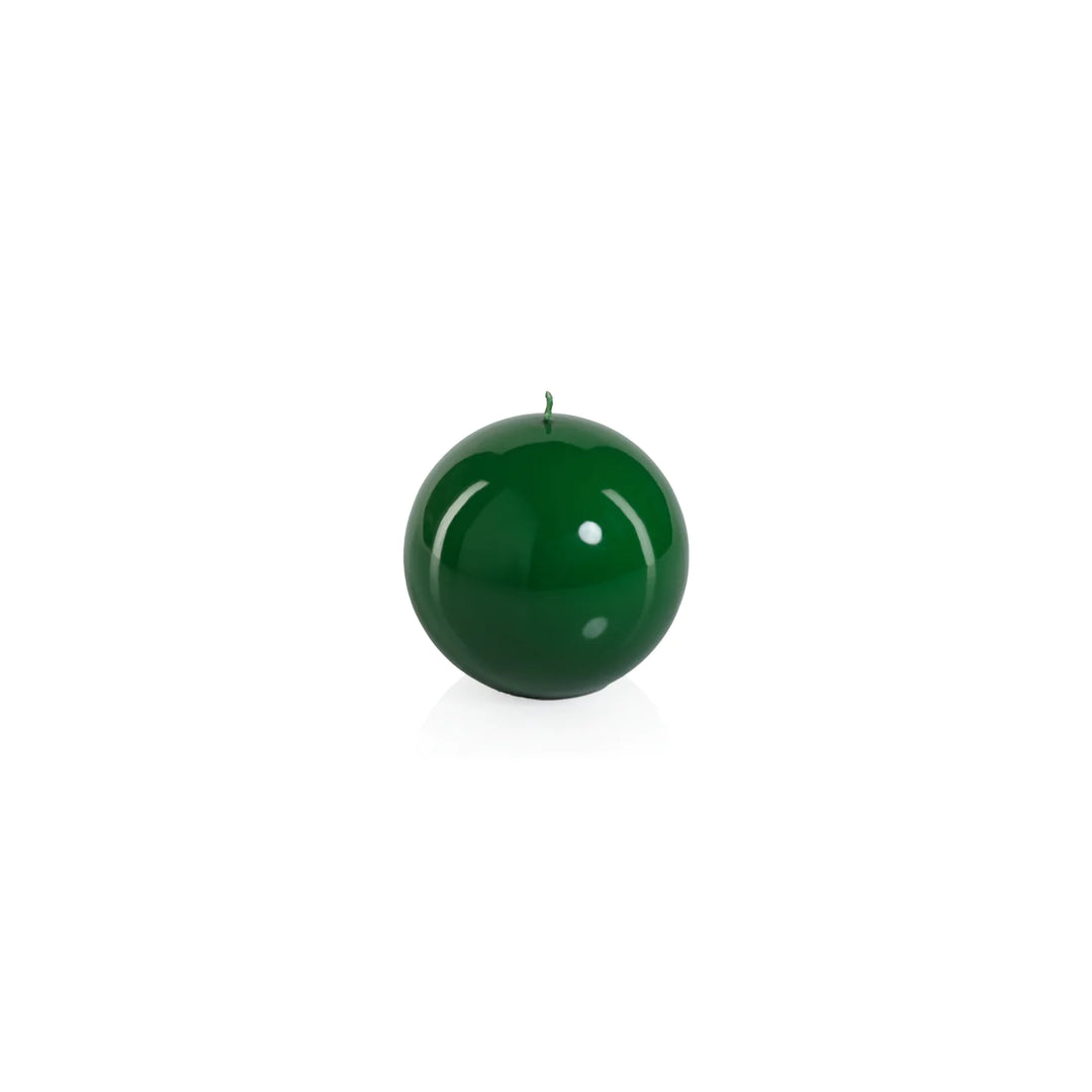 Green Lacquer Ball Candles