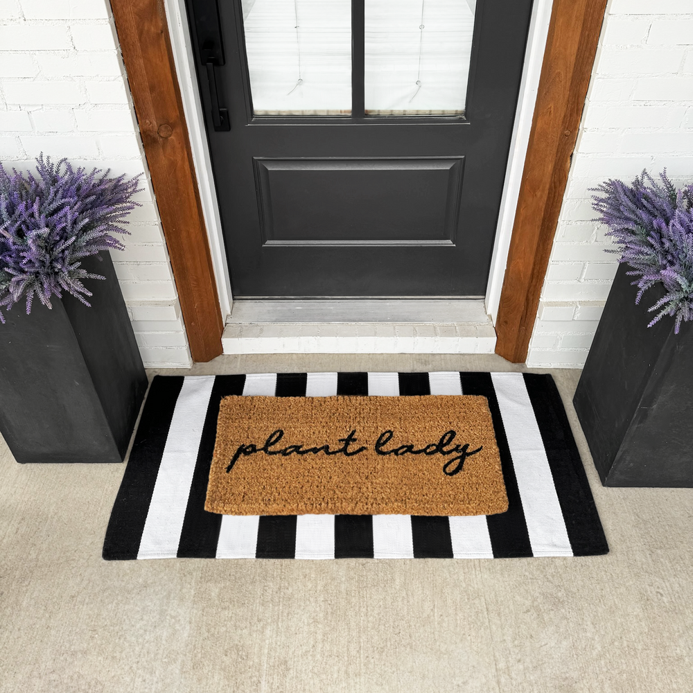 "Plant Lady" Doormat
