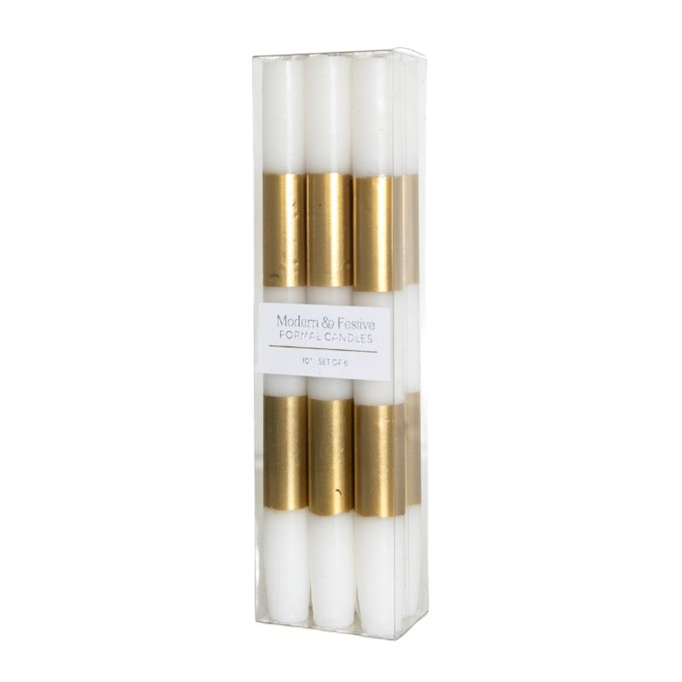Gold Formal Candle Tapers