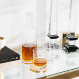 Hammered Drinking Glass Set & Carafe