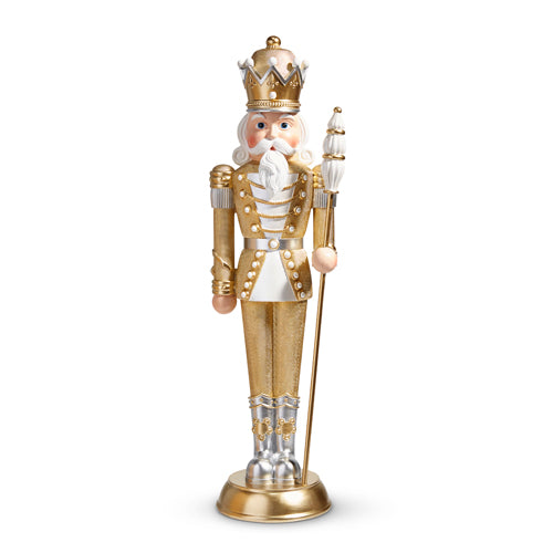 Gold & White Nutcracker