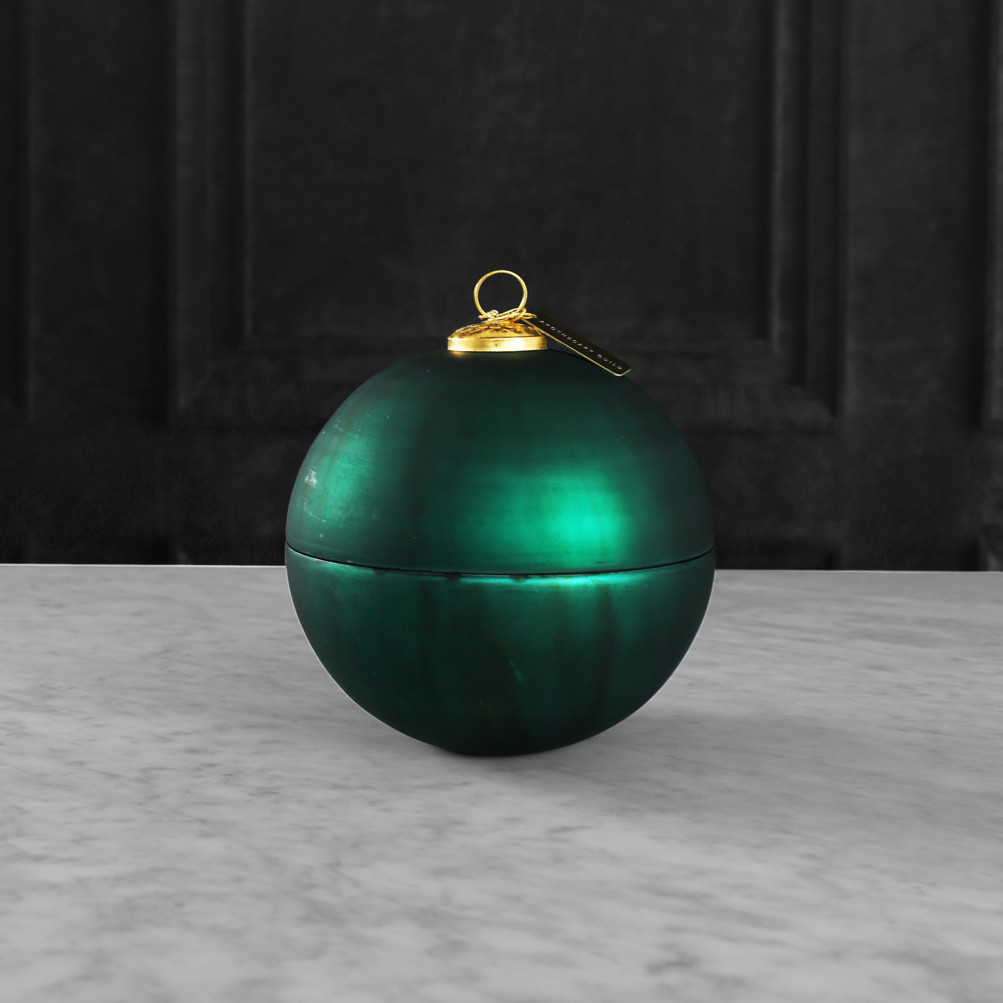 Green Ornament Ball Scented Candle