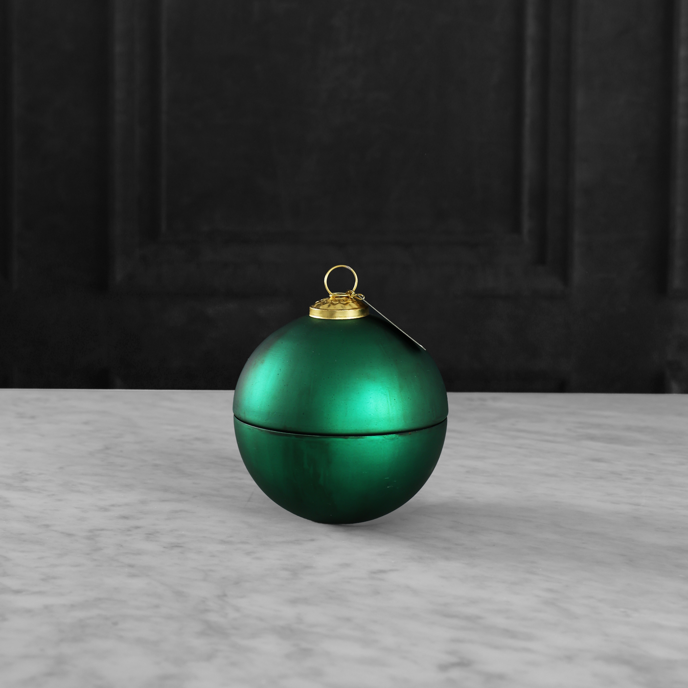 Green Ornament Ball Scented Candle