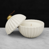 White Porcelain Ornament Candle