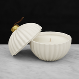Quilted Porcelain Ornament Candle