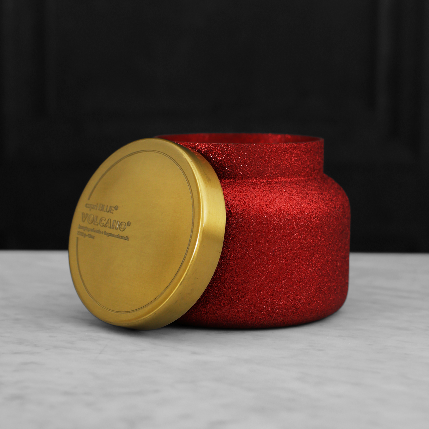 Red Glam Volcano Candle