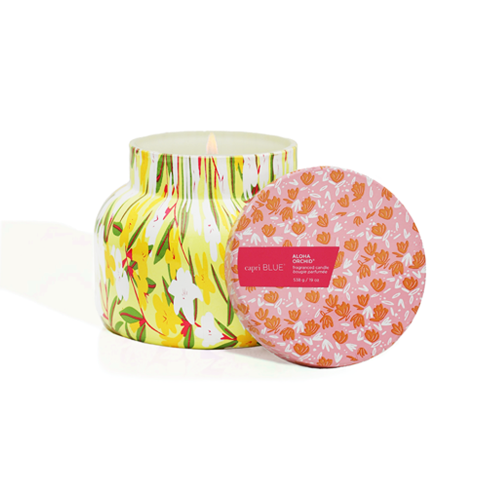 Aloha Orchid Pattern Play Candle