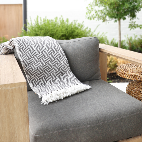 Hand-Woven Outdoor Throw Blanket