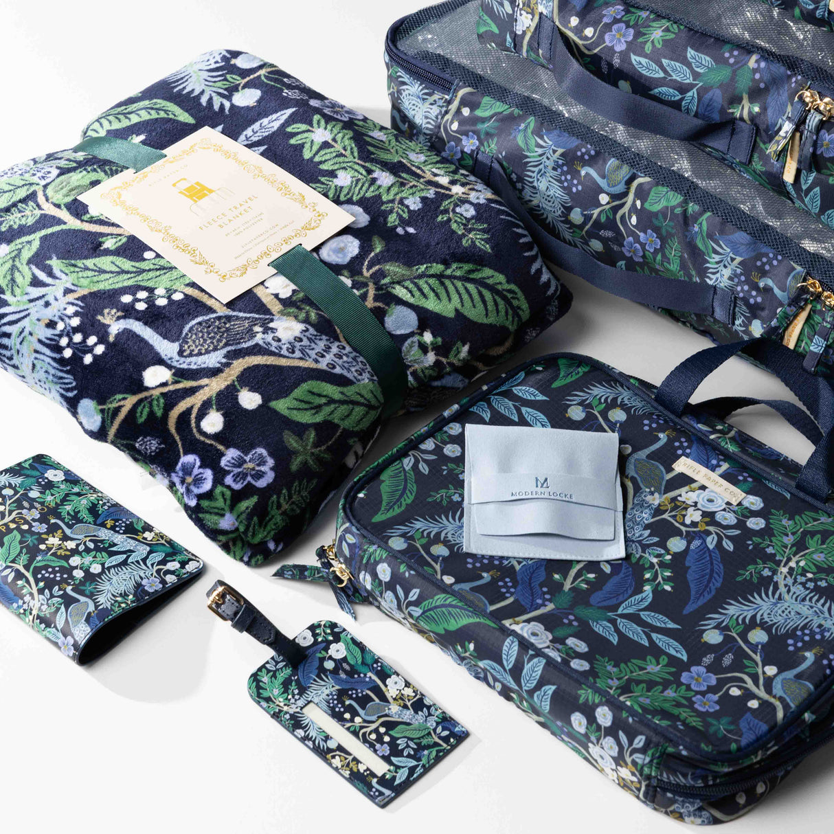 Peacock Luggage Tag