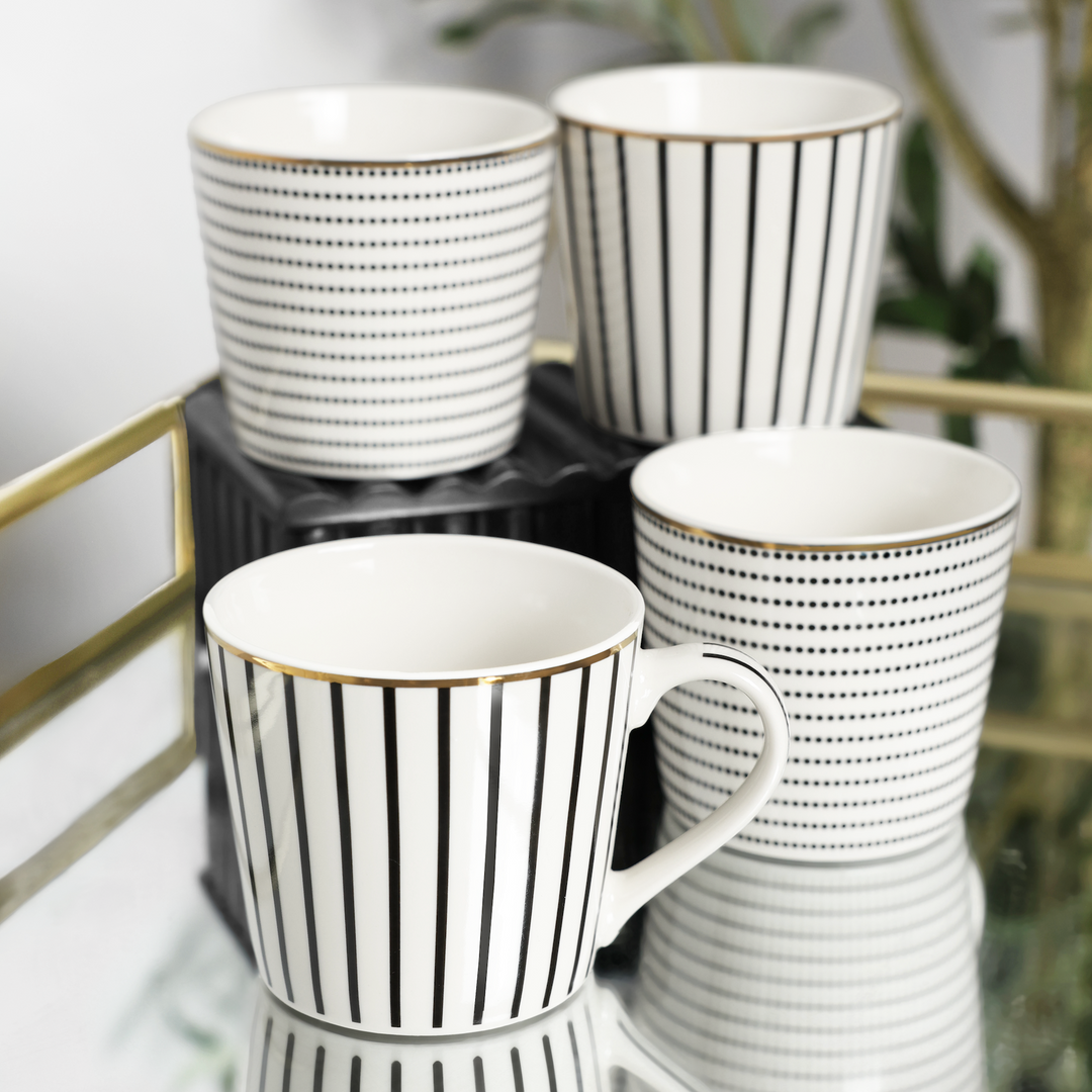 Striped Mug Set