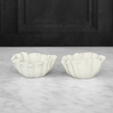 Mini White Fluted Bowl Set