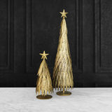 Embossed Metal Tree w/ Star