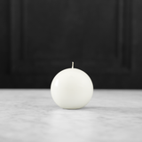 White Lacquer Ball Candles