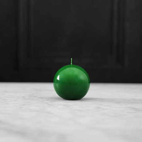 Green Lacquer Ball Candles