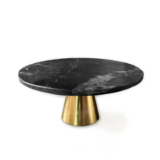 Black Marble Cake Stands