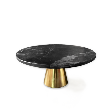 Black Marble Cake Stands