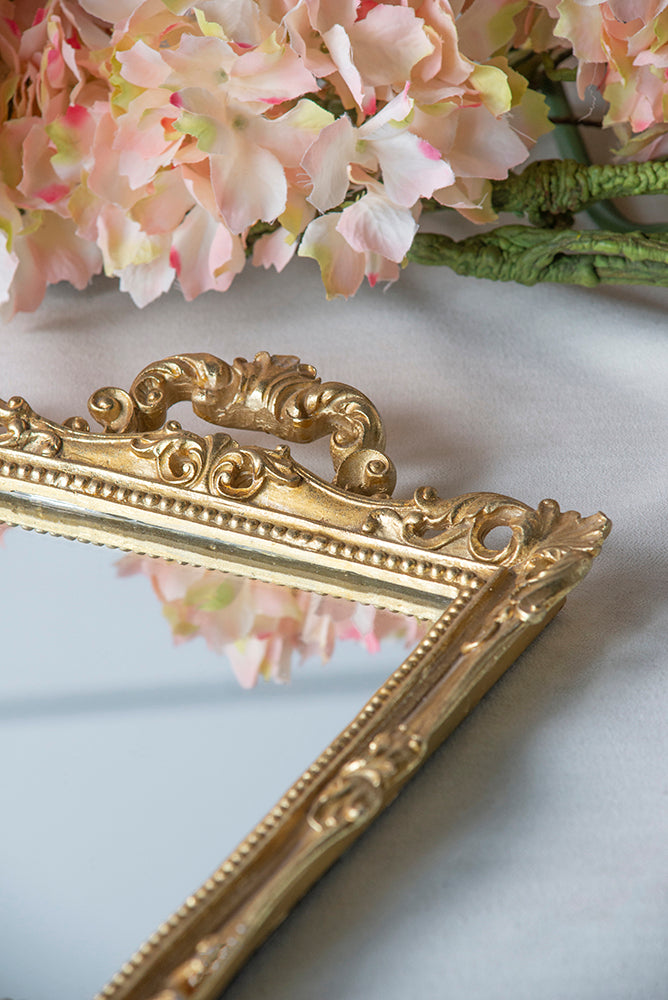 Gold Baroque Mirror Tray