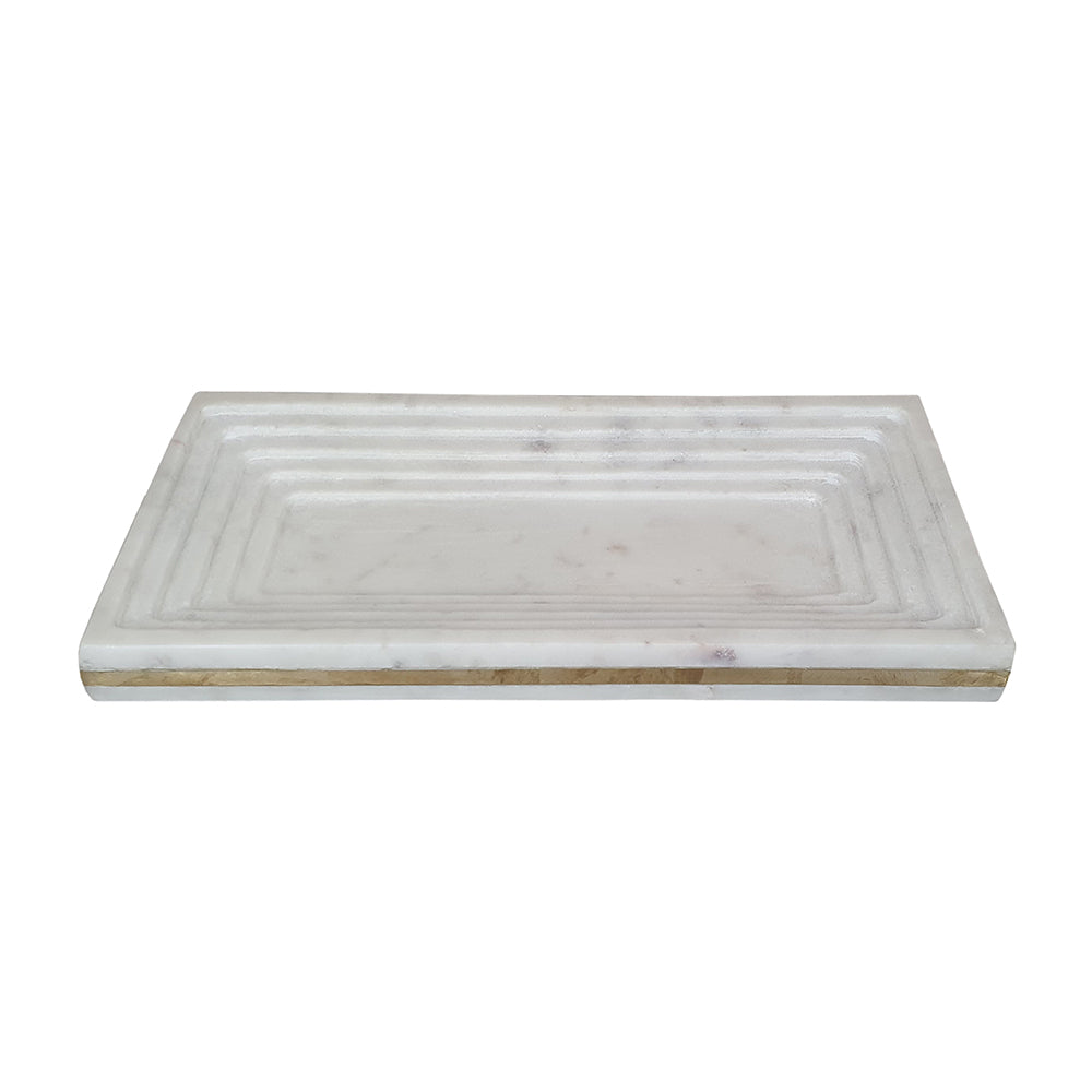 Layered Marble Tray