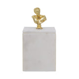 White Marble Bust Box