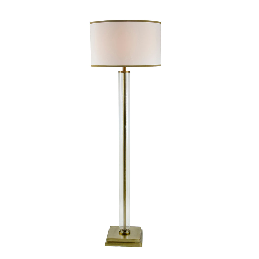 Glass Cylinder Floor Lamp