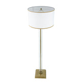 Glass Cylinder Floor Lamp