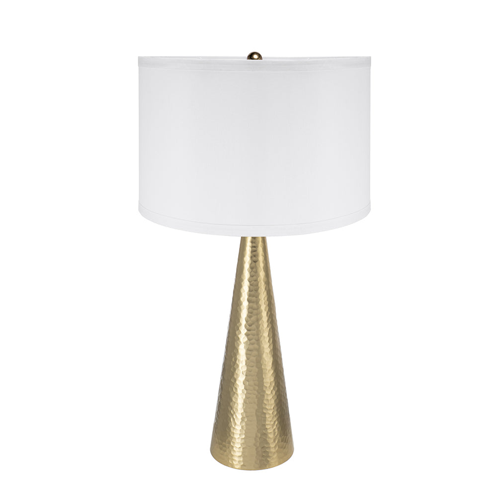 Hammered Cone Lamp