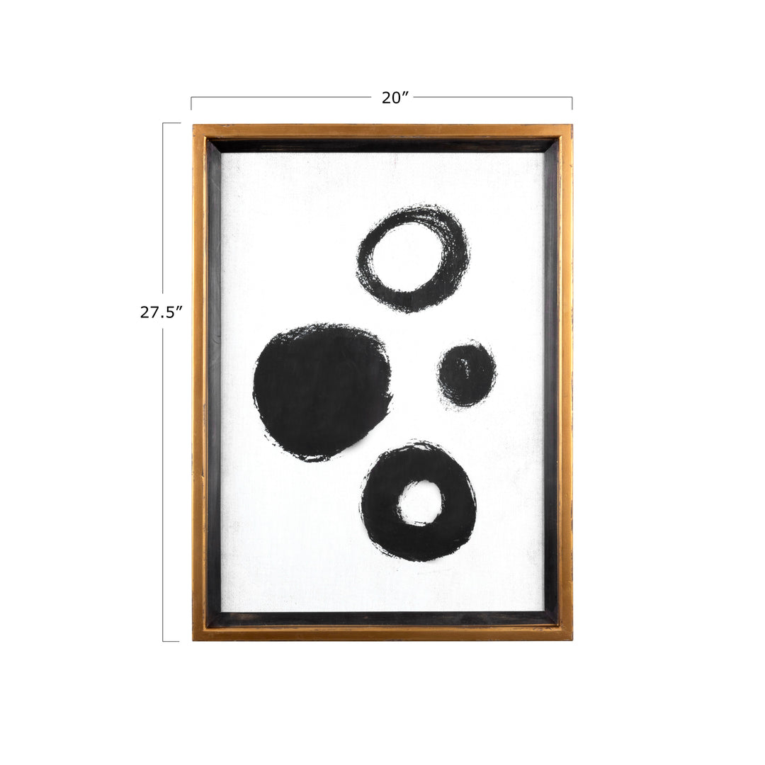 Abstract Framed Wall Decor