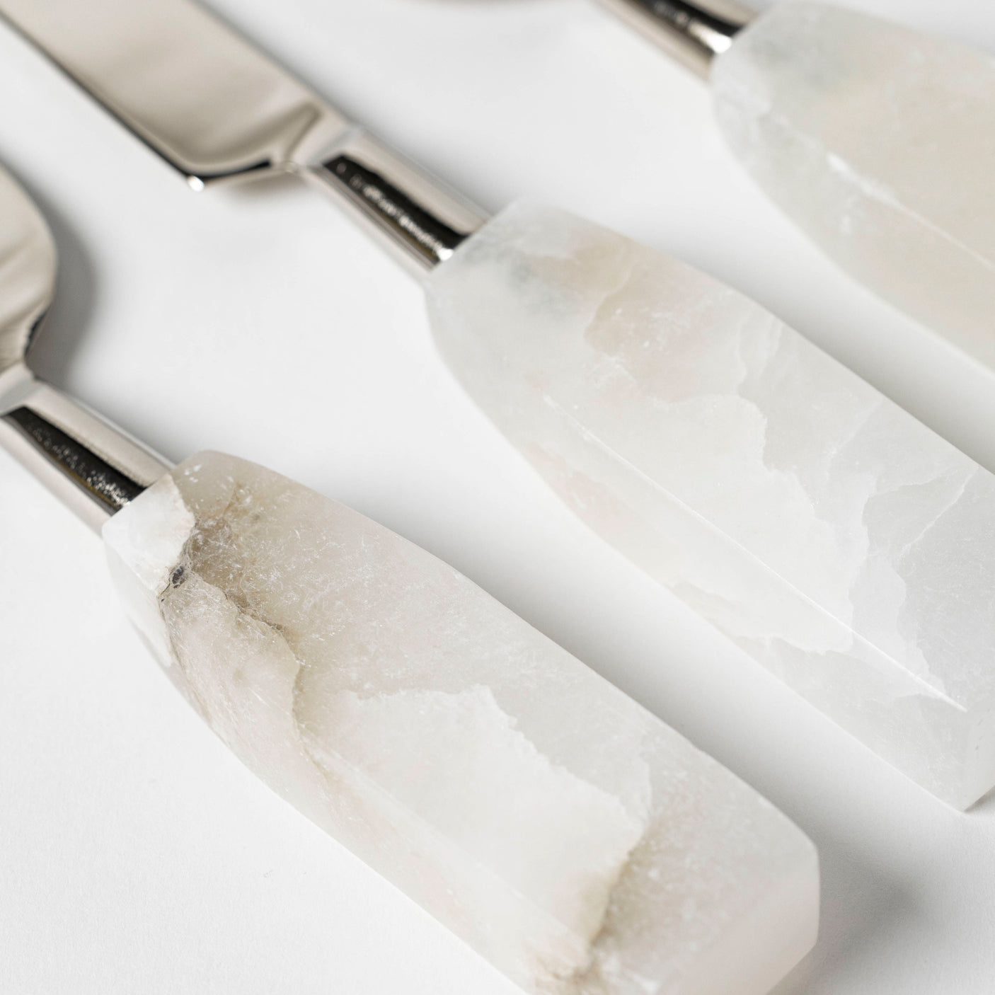 Alabaster Cheese Knife Set