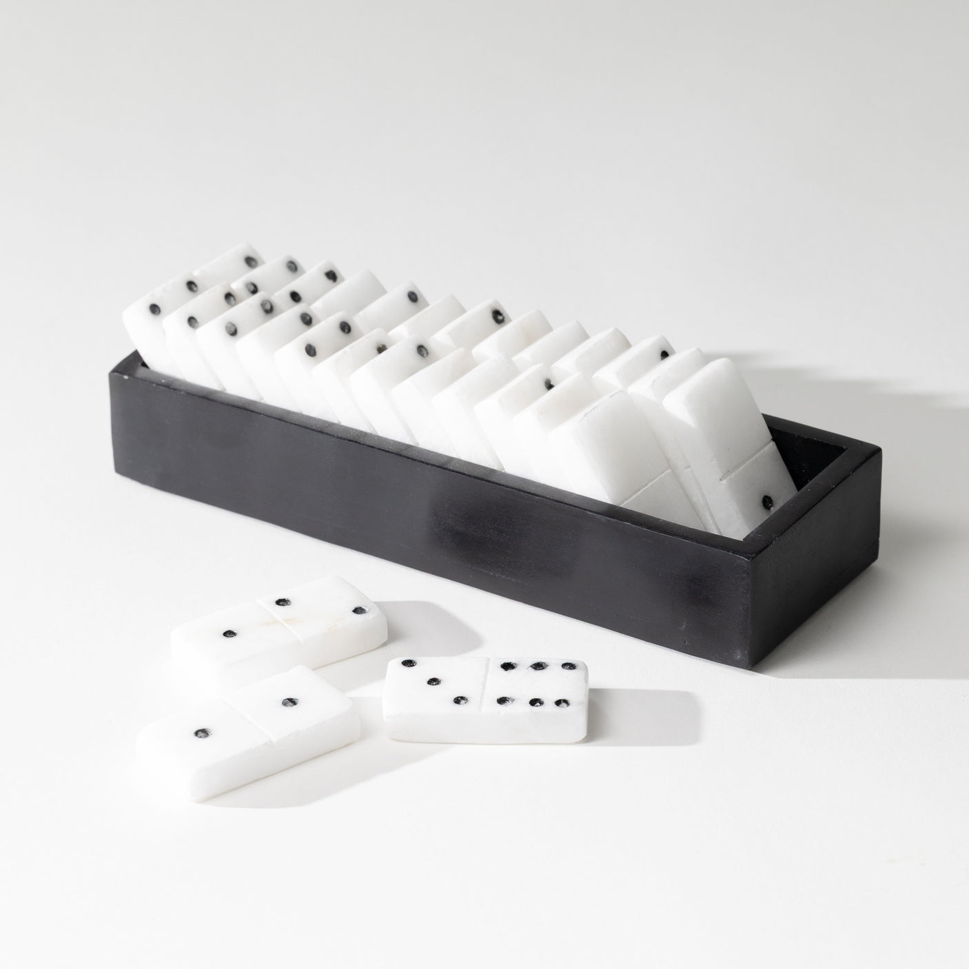 Alabaster Dominoes