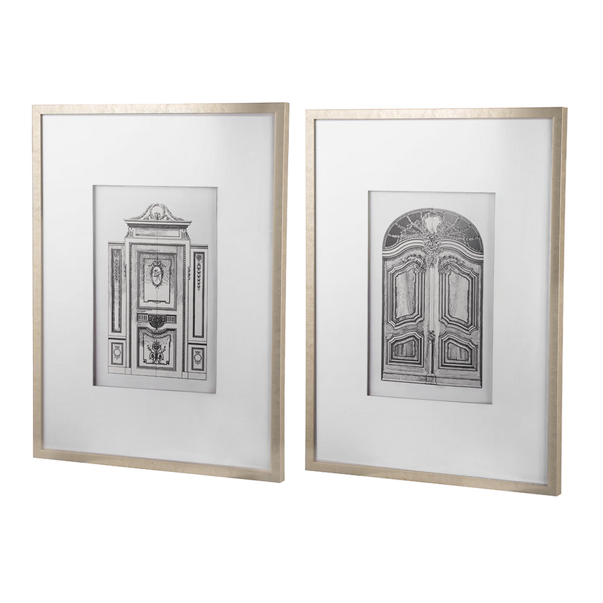 Architectural Doorways Wall Art Set