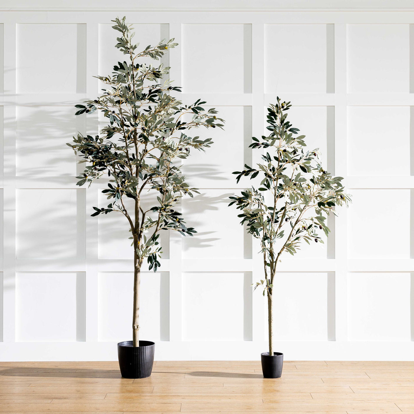 Artificial Potted Olive Trees