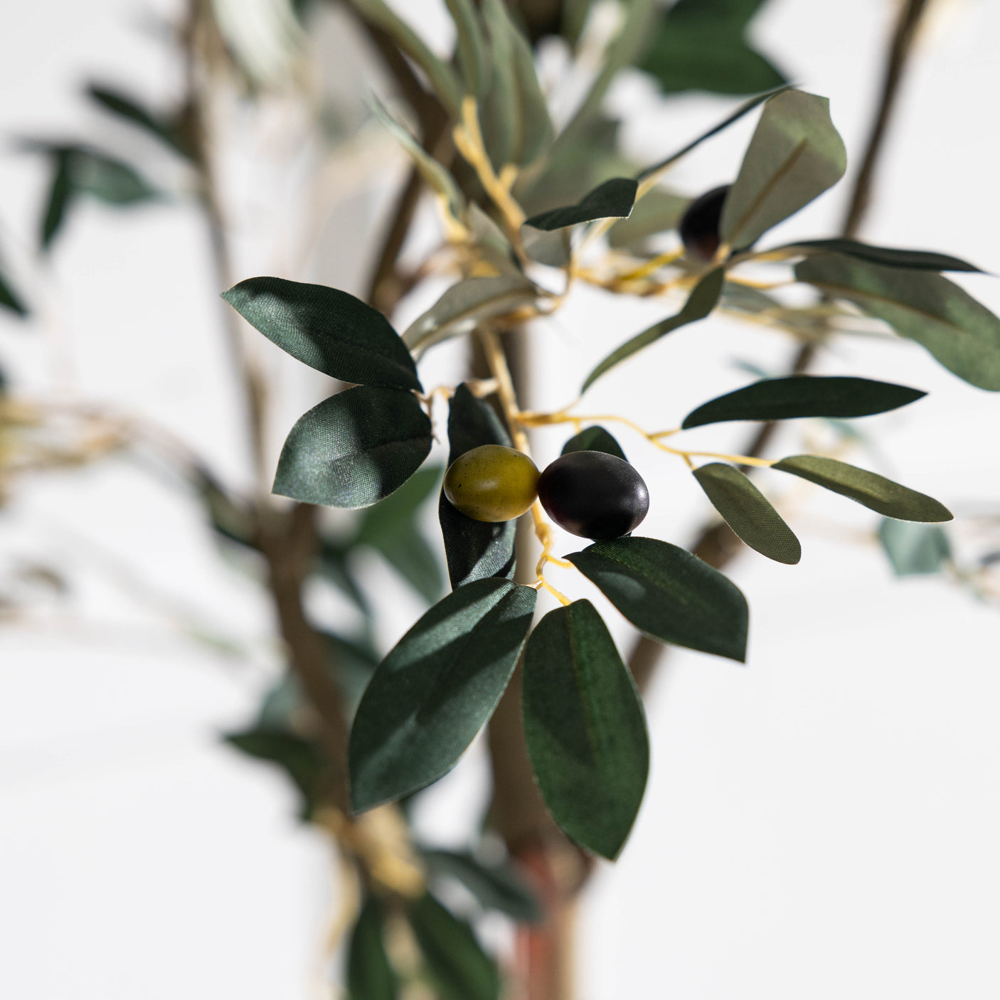 Artificial Potted Olive Trees