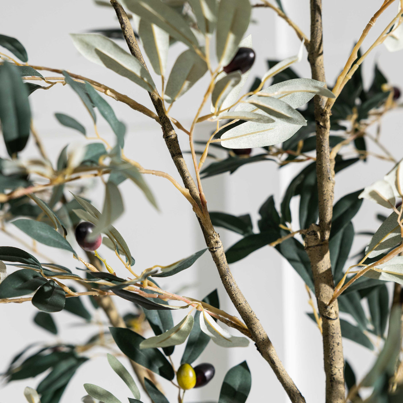 Artificial Potted Olive Trees