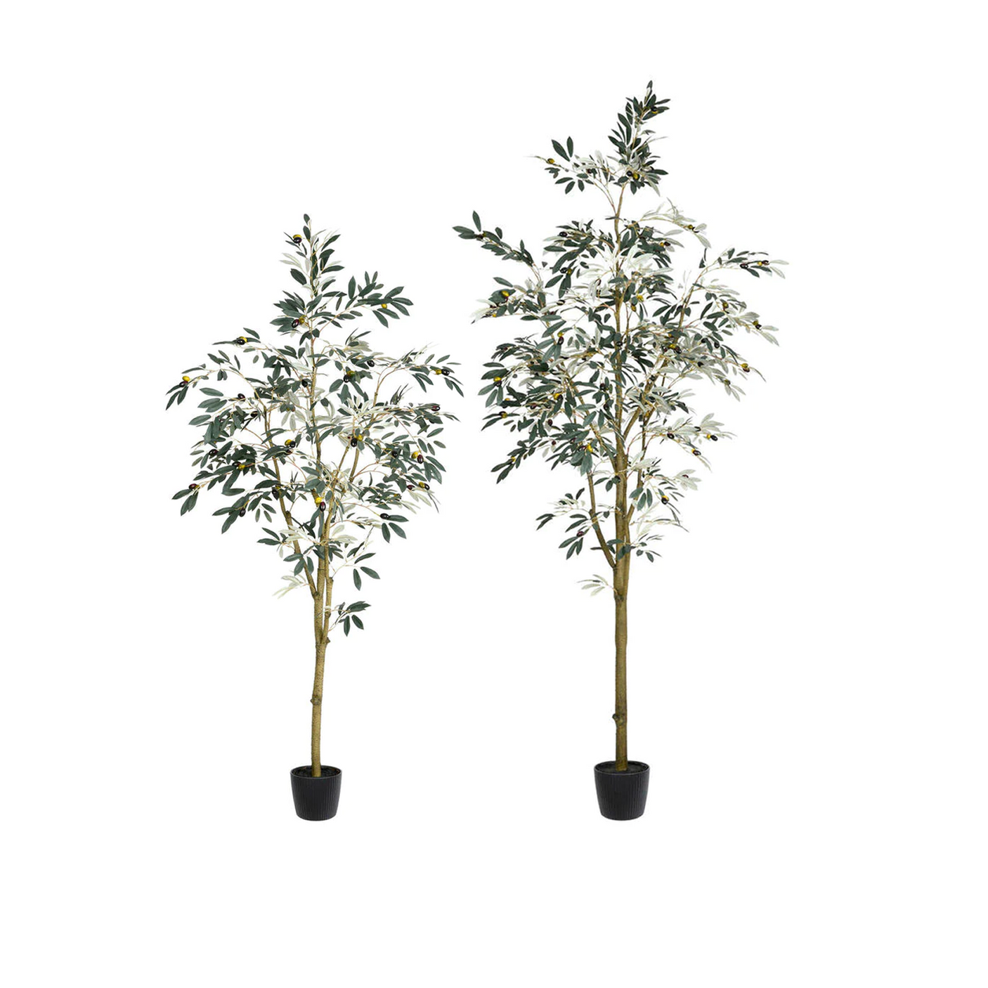 Artificial Potted Olive Trees