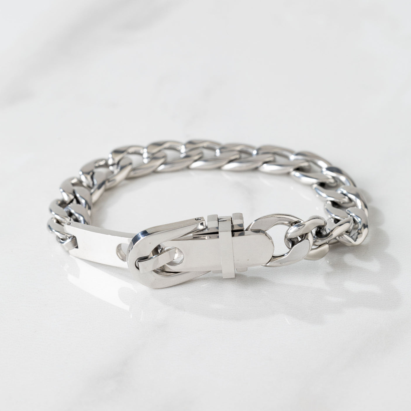 Silver Belt Bracelet