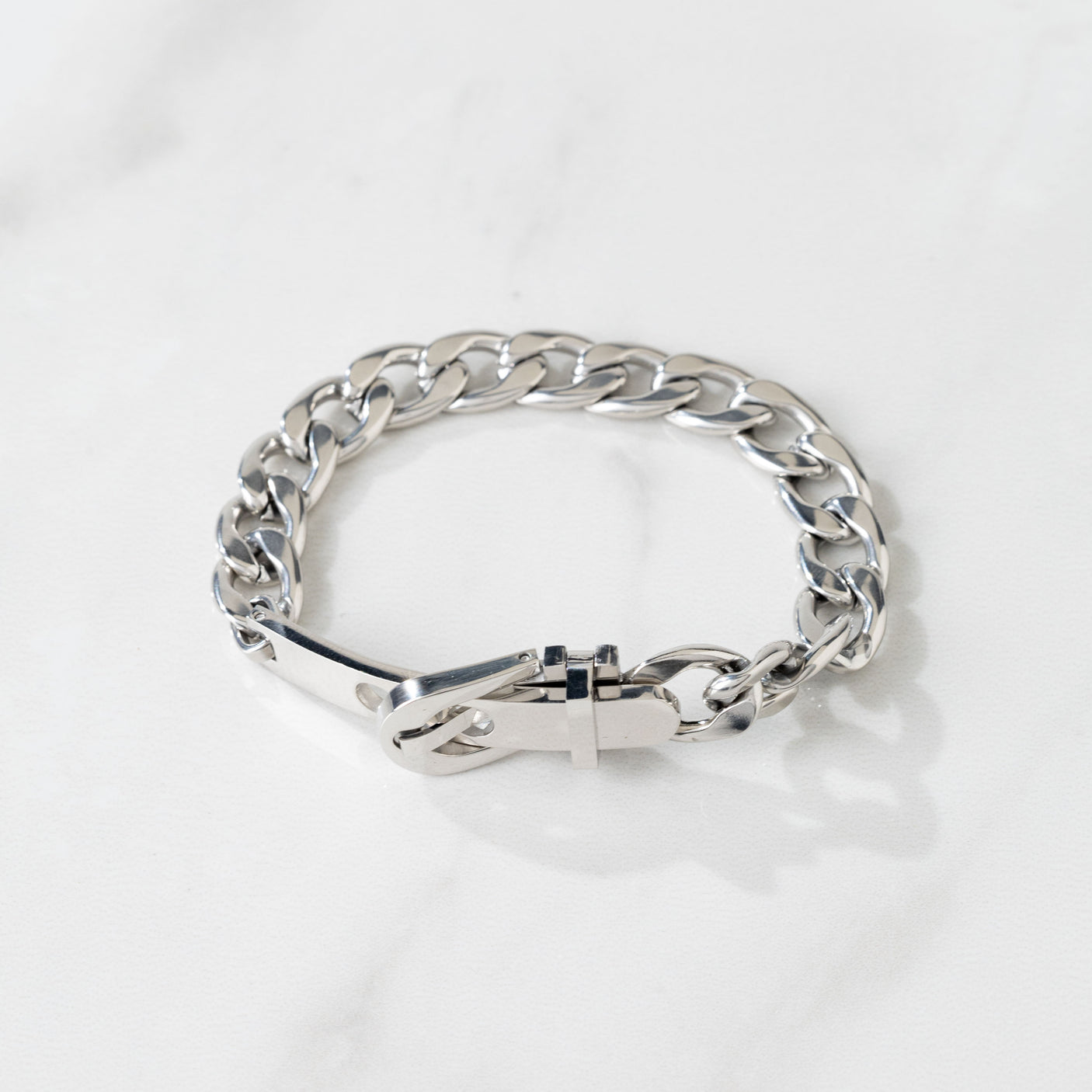 Silver Belt Bracelet