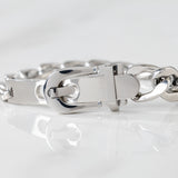 Silver Belt Bracelet