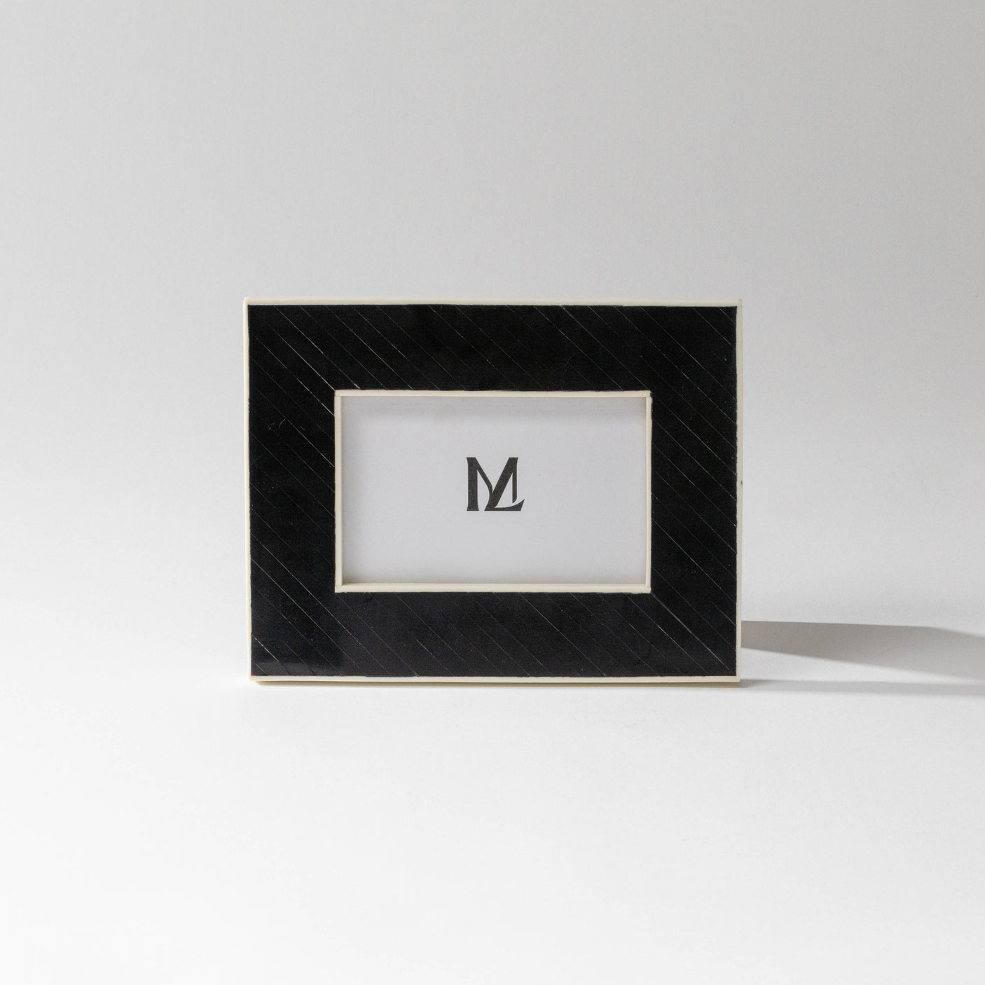 Black Bone Inlay Photo Frame