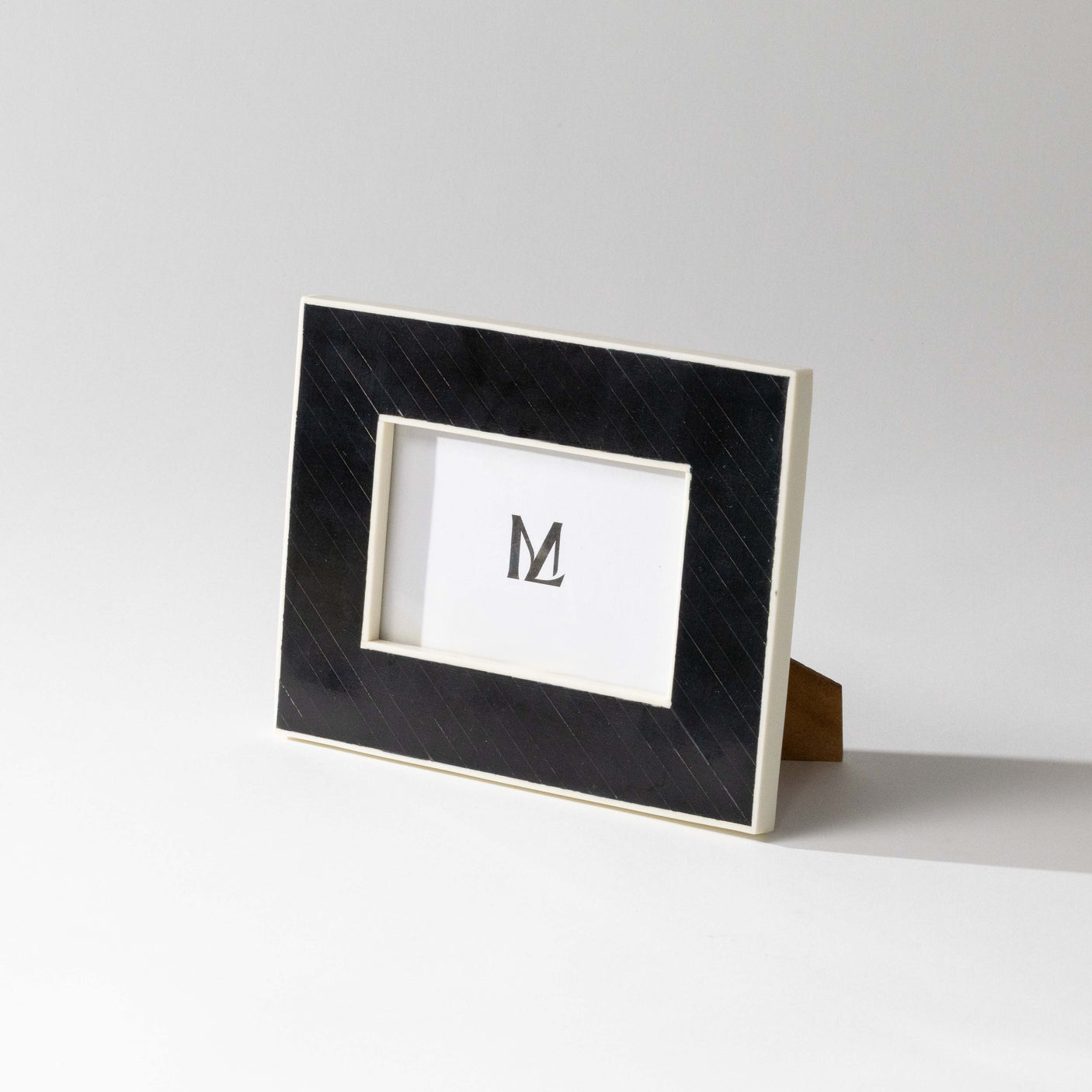 Black Bone Inlay Photo Frame