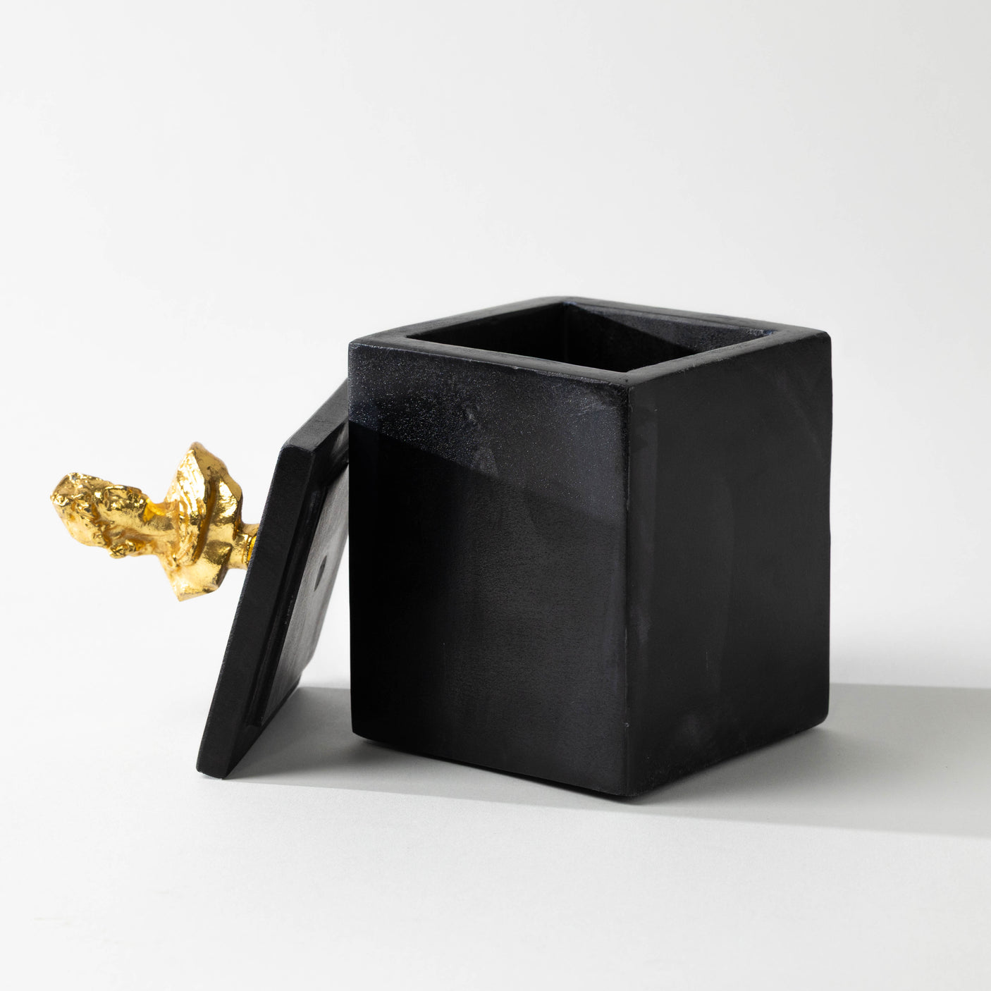Black Marble Bust Box