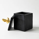 Black Marble Bust Box