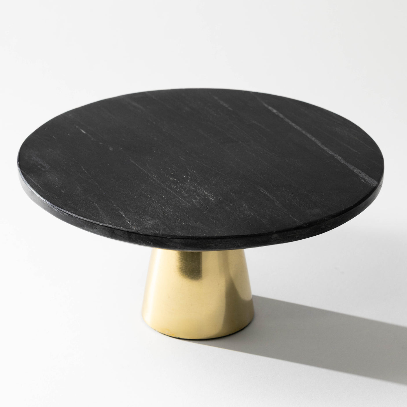Black Marble Cake Stand