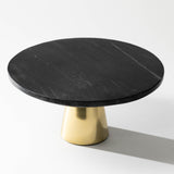 Black Marble Cake Stand