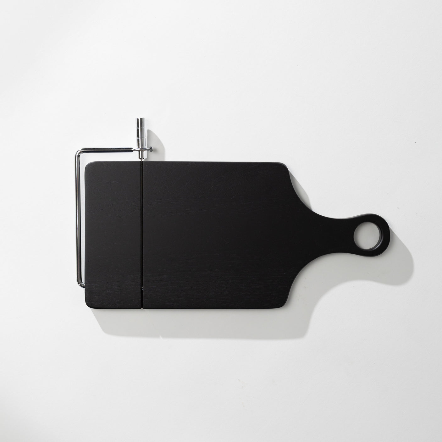 Black Wood Cheese Slicer Board