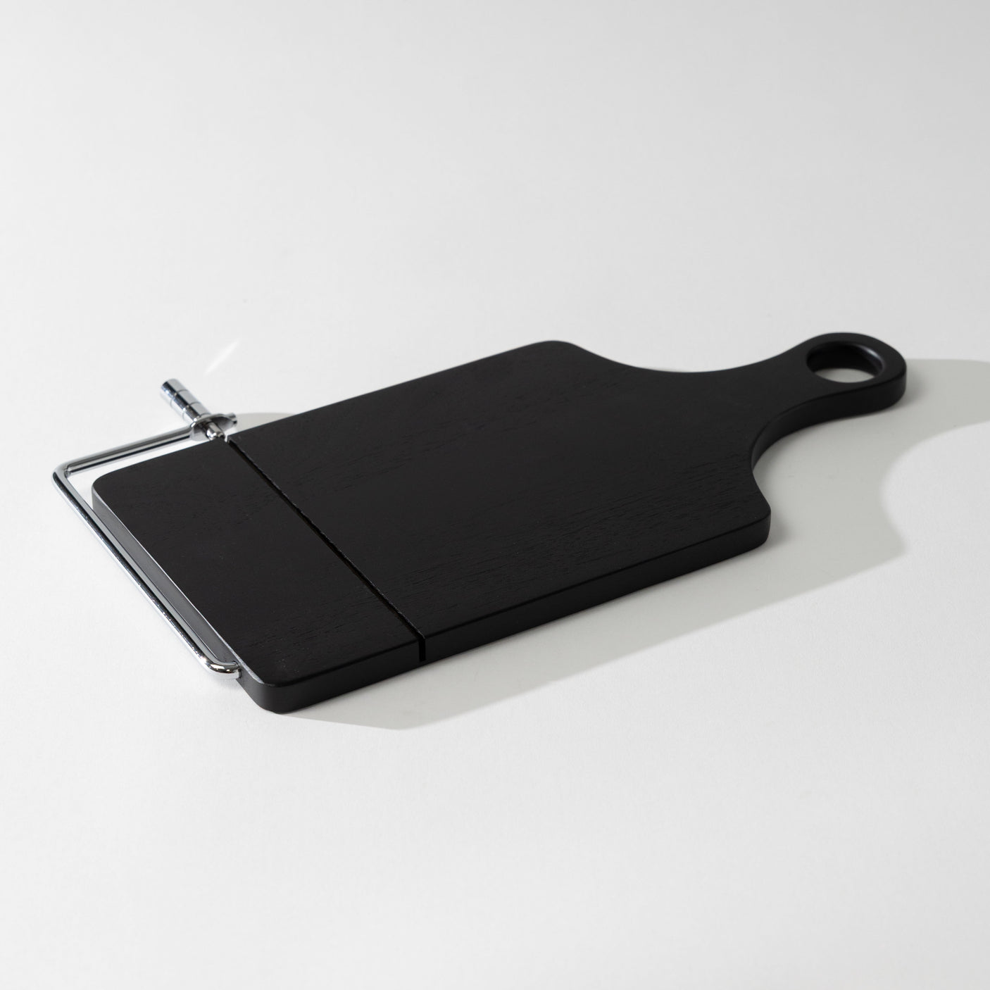 Black Wood Cheese Slicer Board