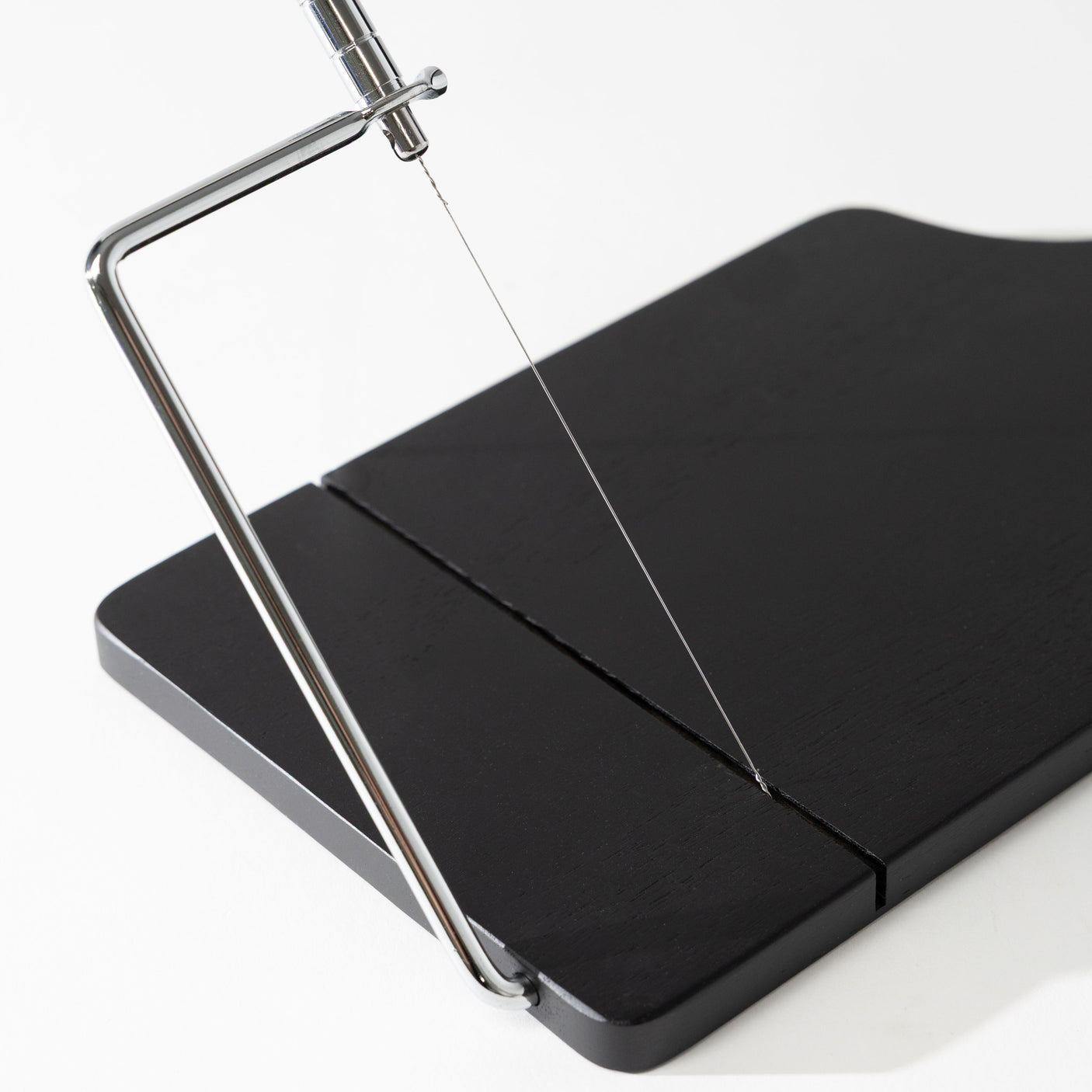 Black Wood Cheese Slicer Board